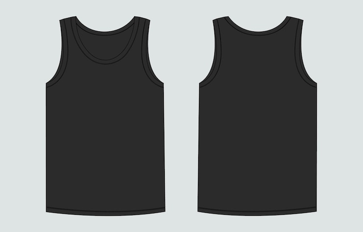 Vettore una maglietta nera con un top nero che dice t-shirt