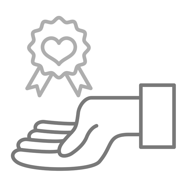 una mano con un cuore su di essa che dice cuore