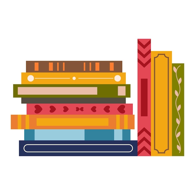 Una pila di libri diversi
