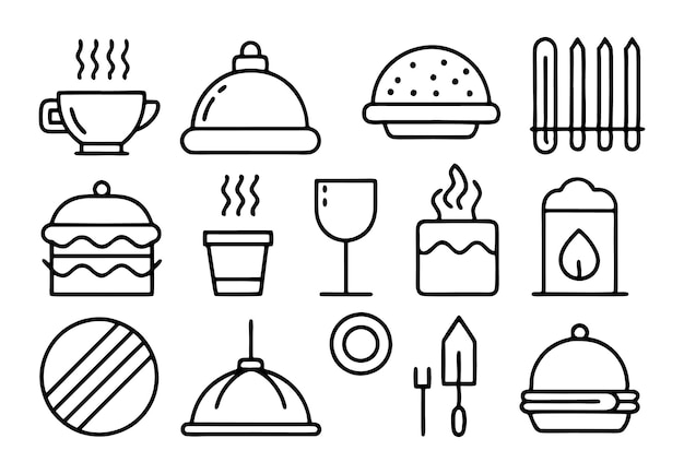 una raccolta di diverse immagini di cibo e bevande