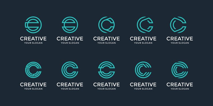 Una raccolta di ispirazione per il design del logo della lettera C.