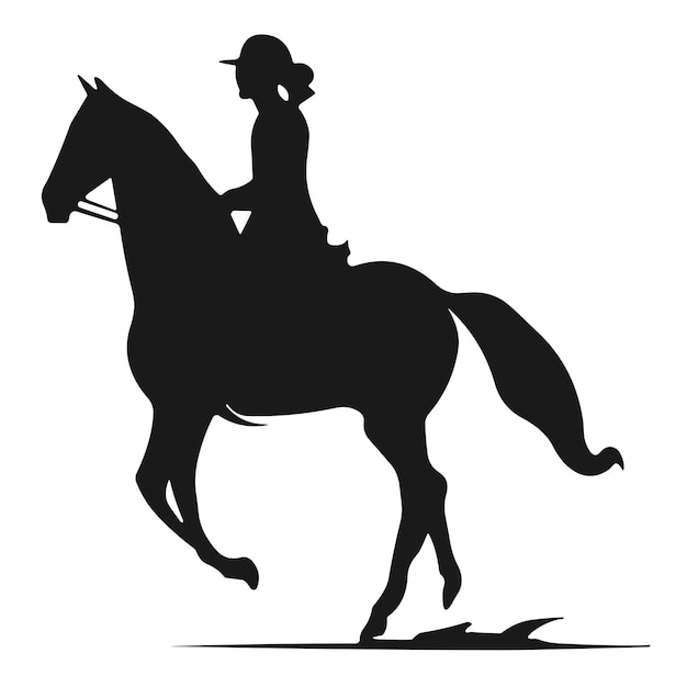 Una sagoma di un cavallo e un cavaliere con sopra il numero 2