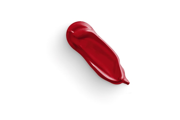una scarpa rossa che è su uno sfondo bianco
