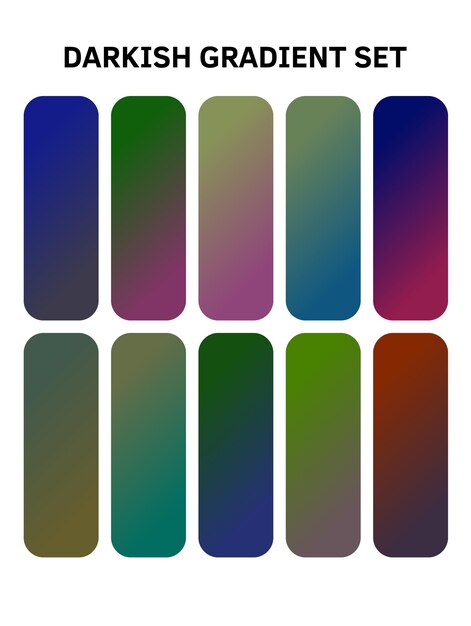 una serie colorata di linee con colori e colori diversi