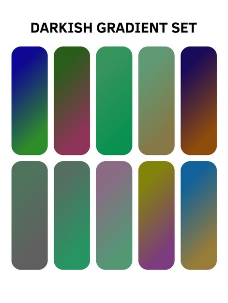 una serie colorata di pulsanti con diversi colori e colori