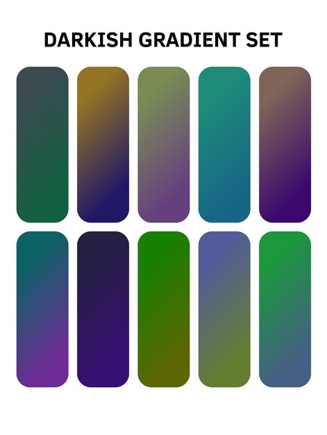 una serie colorata di pulsanti con diversi colori e colori