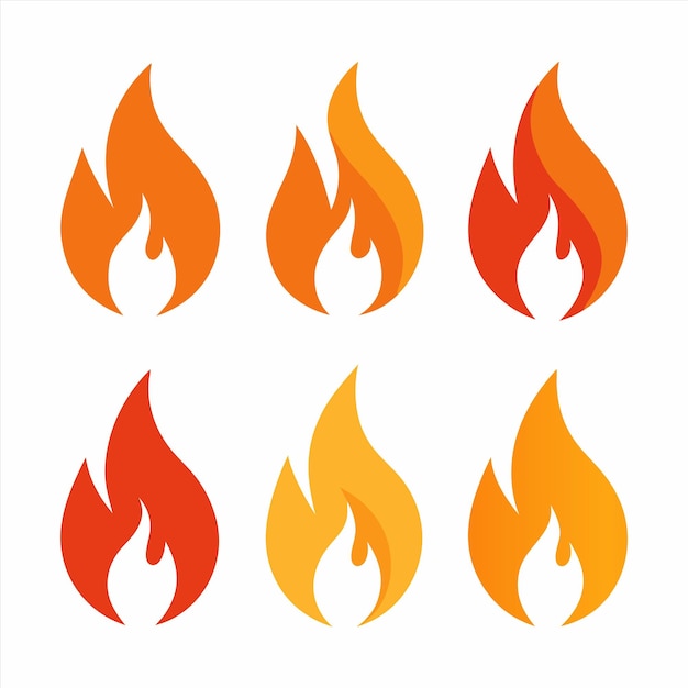 una serie di fiamme dallo spettacolo di fuoco