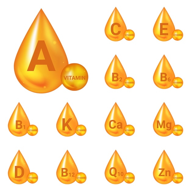 una serie di icone diverse con le lettere a b a c e una goccia d'acqua