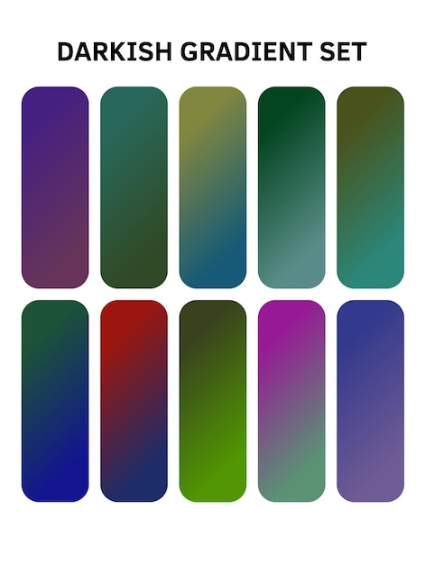 una serie di quadrati multicolori con colori diversi