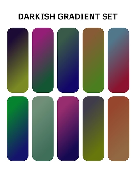 una serie di quadrati multicolori con diversi colori e colori