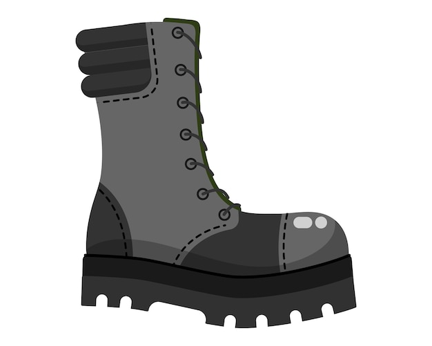 Uniforme di scarpe militari stivali neri dell'esercito
