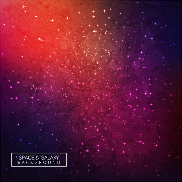 Universo splendente sfondo colorato galassia