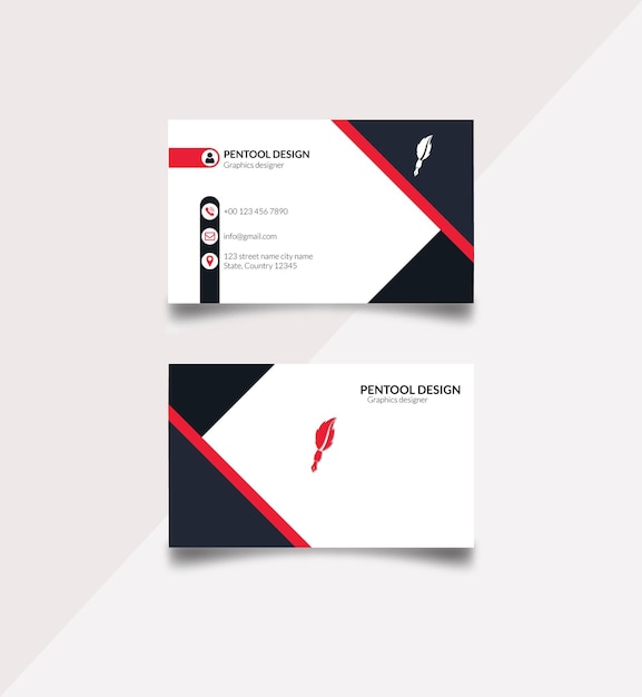Unleashing Creative Business Cards Moderno modello di progettazione di biglietti da visita aziendali