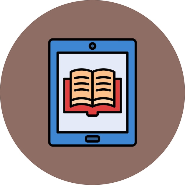 uno schermo di computer con un'immagine di un libro su di esso