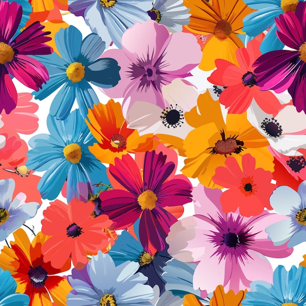 uno sfondo colorato con un disegno floreale carta da parati fiore