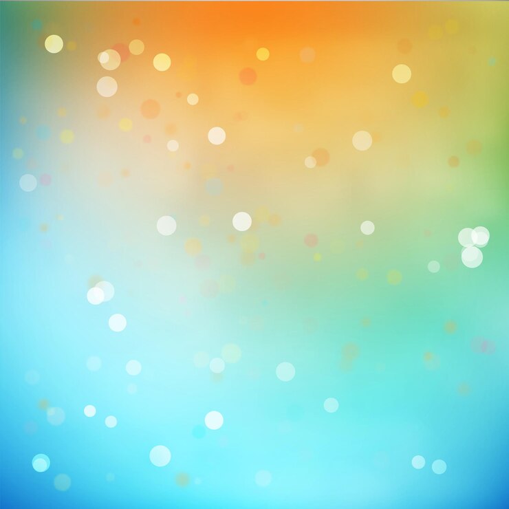 Vettore uno sfondo colorato con uno sfondo luccicante blu e giallo