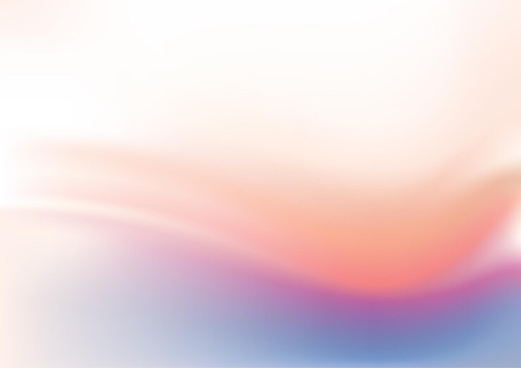 Vettore uno sfondo morbido e sognante con colori pastello che si mescolano dal bianco al rosa al blu.