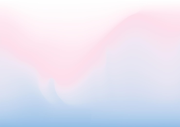 Vettore uno sfondo morbido e sognante con colori pastello che si mescolano dal blu al rosa