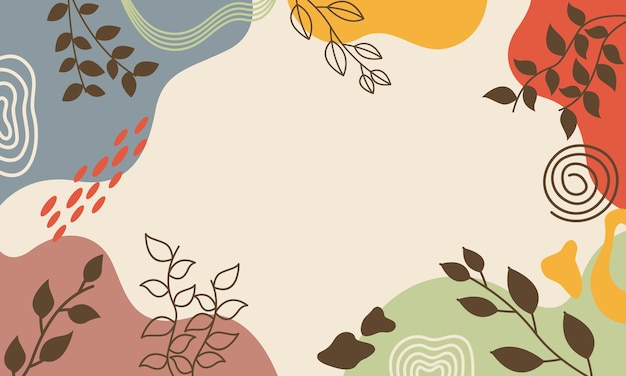 uno sfondo piatto e colorato, affascinante, astratto e minimalista