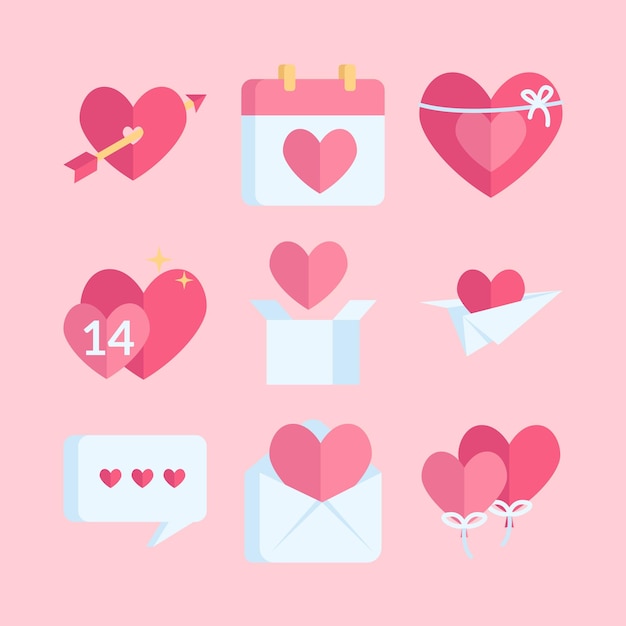uno sfondo rosa con cuori e una carta con un messaggio che dice il numero 11
