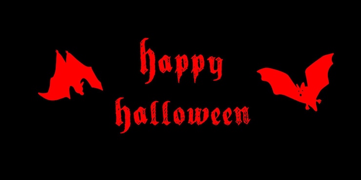 Vettore uno striscione festivo per un design per halloween