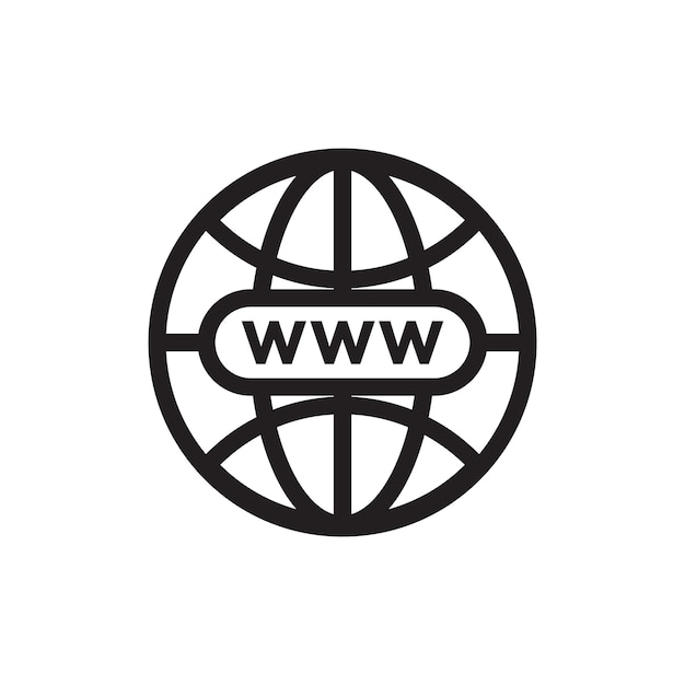 Vai all'illustrazione vettoriale dell'icona web