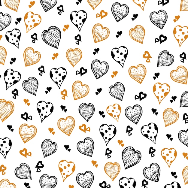 Valentine Hand Drawn Background