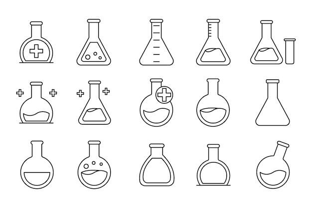 Valori di laboratorio e icona delle concentrazioni