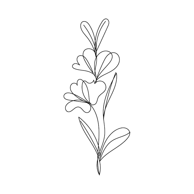 Vettore vari disegni floreali differenti