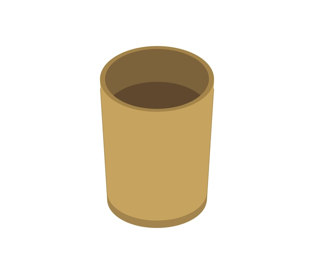 Vaso per piante isometrico
