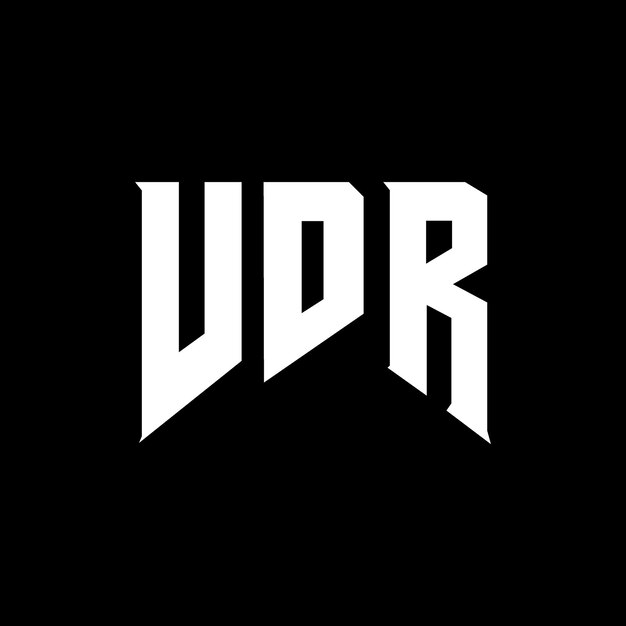 VDR letter logo design per società tecnologica VDR logo design combinazione di colori bianco e nero VDR logo VDR vettore VDR design VDR icona VDR alfabeto VDR tipografia logo design