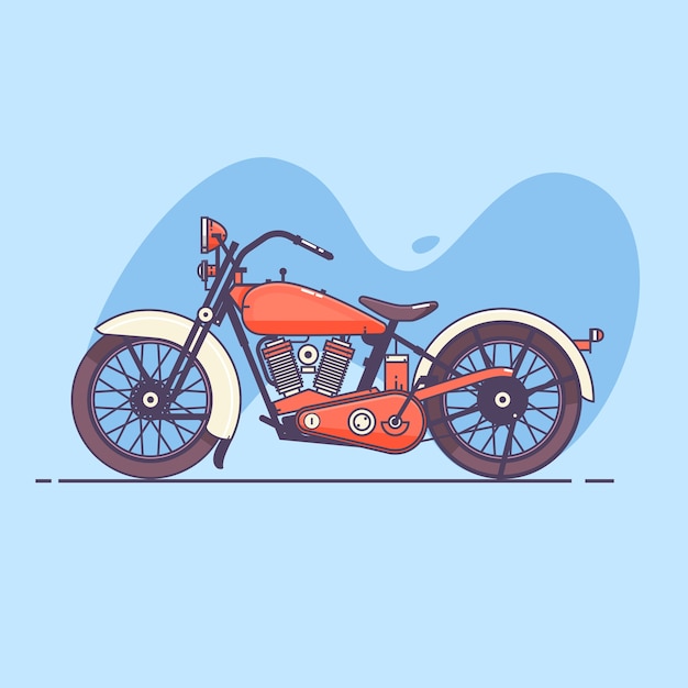 Vecchia moto d'epoca