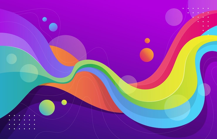 Vettore vecteezy_colorfulabstract background2_yd0721