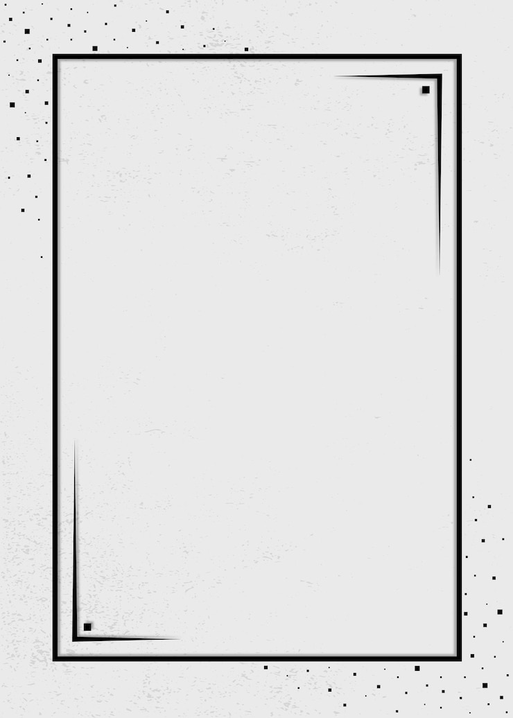 Vettore vector cornice verticale minimalista. disegno geometrico monocromatico