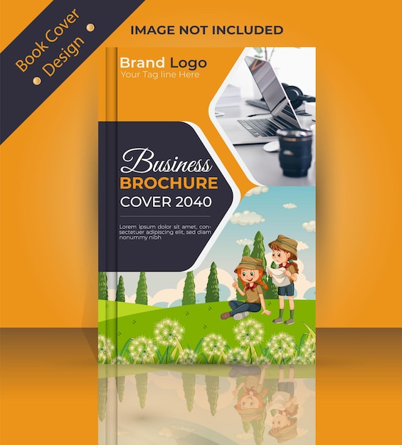 Vector creative professional business book cover design e moderna copertina di brochure di profilo aziendale