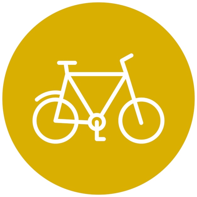 Vector Design Cycling Tour Icon Style (stile di icona di ciclismo vettoriale)