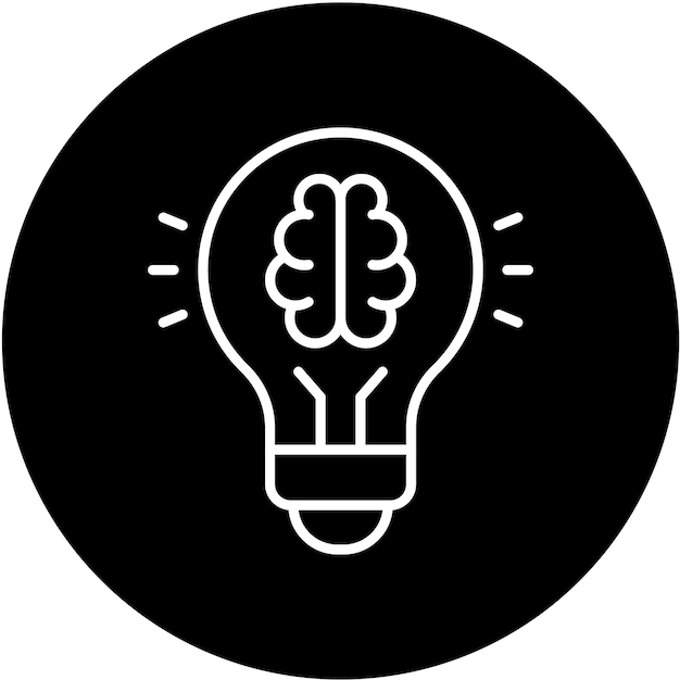 Vector Design Deep Learning Icon Style (stile di icona di apprendimento profondo vettoriale)