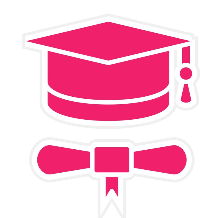 Vettore vector design diploma di laurea icon style