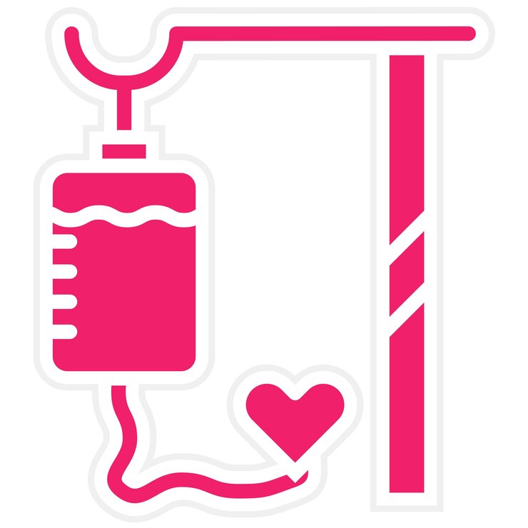 Vettore vector design donazione di sangue drive icon style