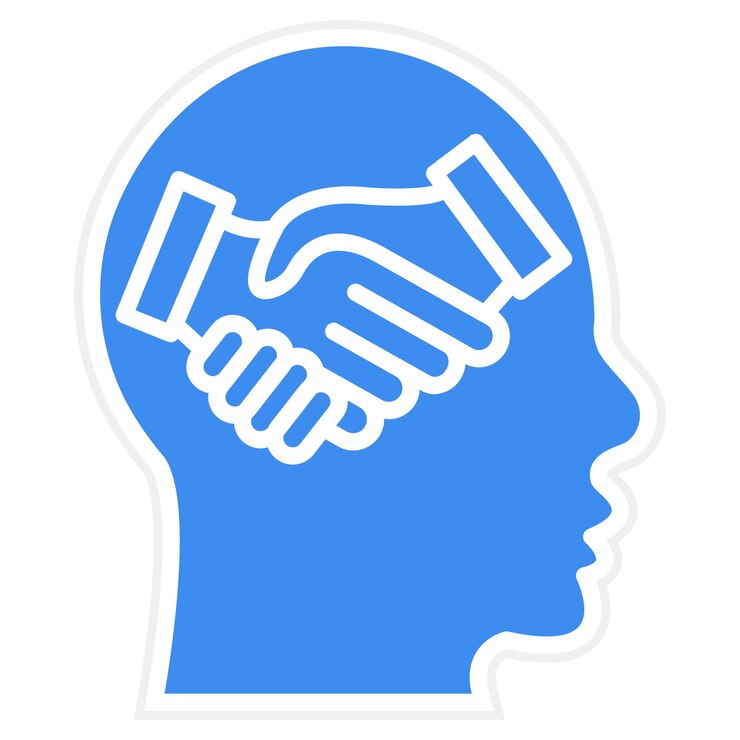 Vettore vector design empathy icon style (stile di icona dell'empatia vettoriale)