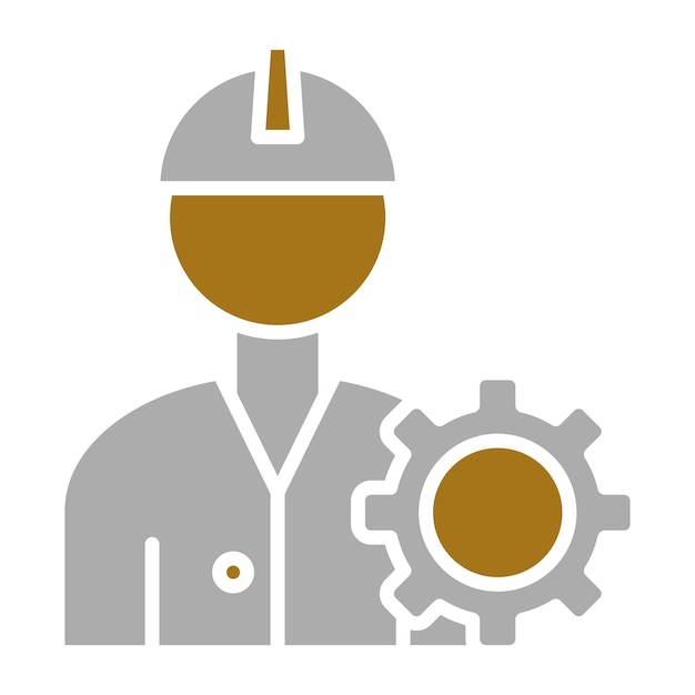 Vector Design Engineering Setting Icon Style (Stilo delle icone di progettazione vettoriale)