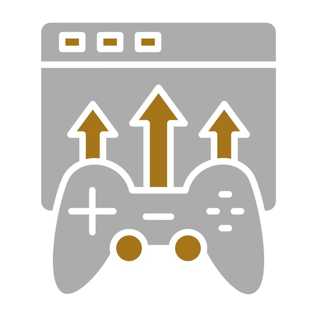 Vector Design Game Publishing Icon Style (stile di icona del gioco vettoriale)