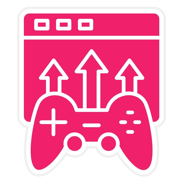 Vector Design Game Publishing Icon Style (stile di icona del gioco vettoriale)