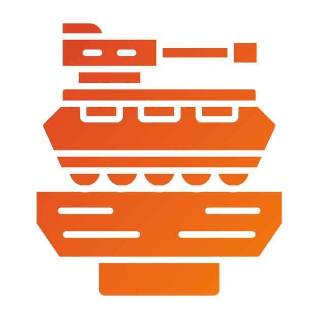 Vector Design Military Museum Icon Style (Stilo delle icone del museo militare)