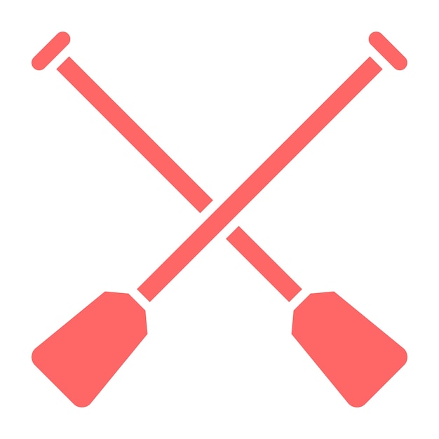 Vector Design Paddles Icon Style (stile di icona vettoriale)