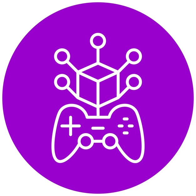 Vector Design Platform di distribuzione digitale Icon Style