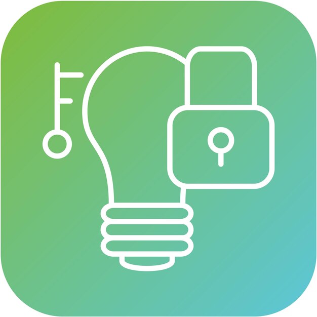 Vector Design Proprietà intellettuale Icon Style