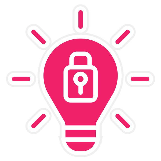 Vector Design Proprietà intellettuale Icon Style