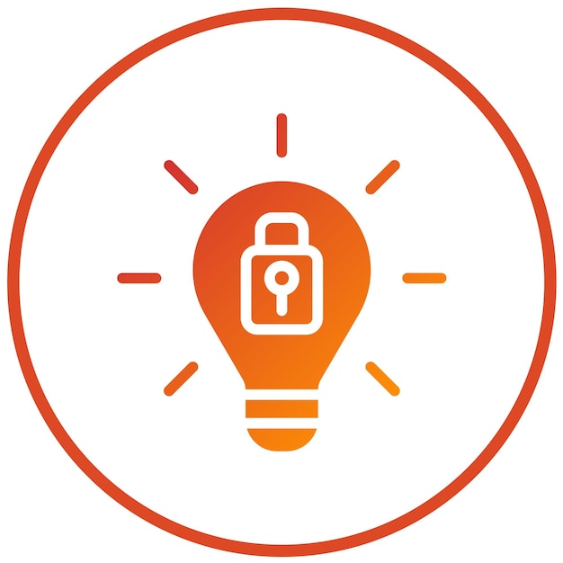 Vector Design Proprietà intellettuale Icon Style