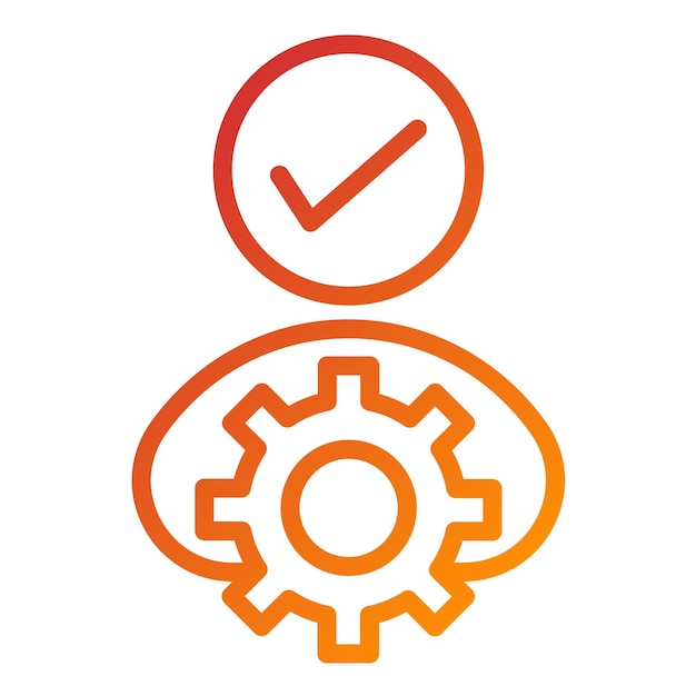Vector Design SelfService Checkout Icon Style (stile di icona di self-service)